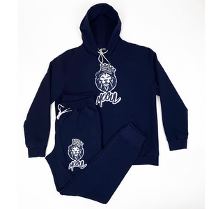 MOGUL "KING" HOODIE NAVY