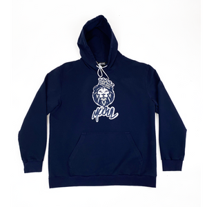 Open image in slideshow, MOGUL &quot;KING&quot; HOODIE NAVY
